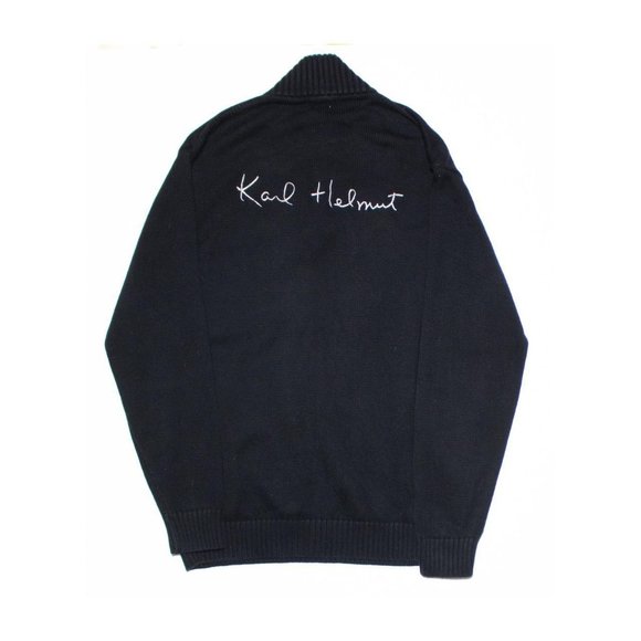 Black Karl Helmut Knit Sweater - Picture 3 of 4